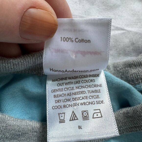 Hanna Andersson long sleeve baseball t-shirts bundle of 2 kids size 110 (US 5) - Picture 10 of 10